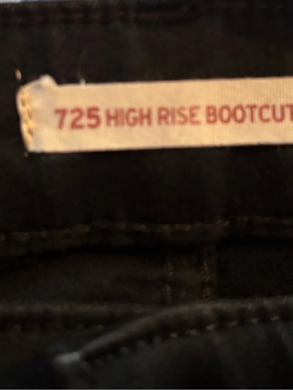 Levi's Black 725 High-Rise Women's Boot Cut Jeans